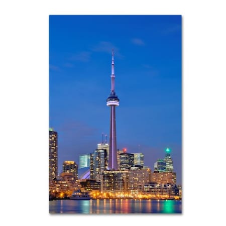 Marcus Jules 'CN Tower' Canvas Art,30x47